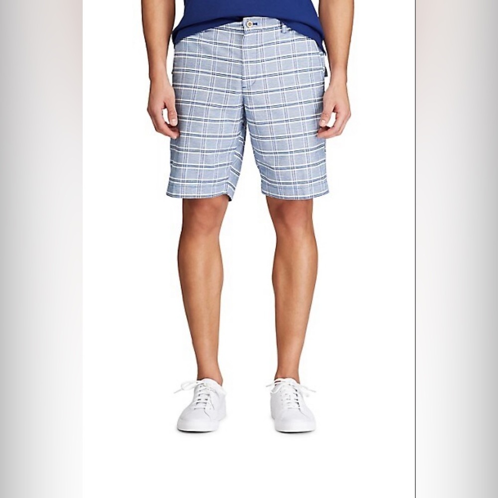Chaps Men’s Stretch Plaid Shorts